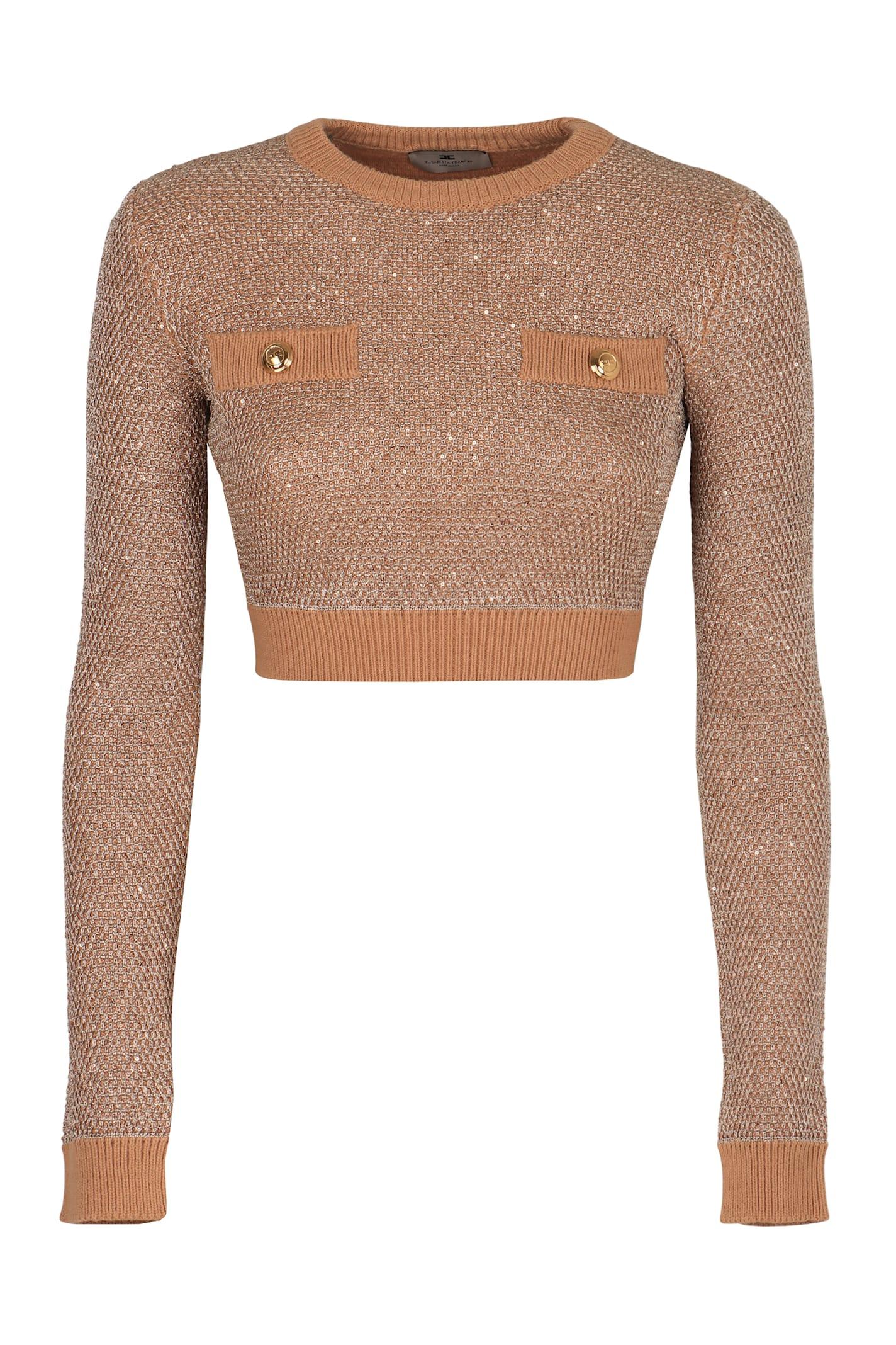 elisabetta franchi sweater with sequins
