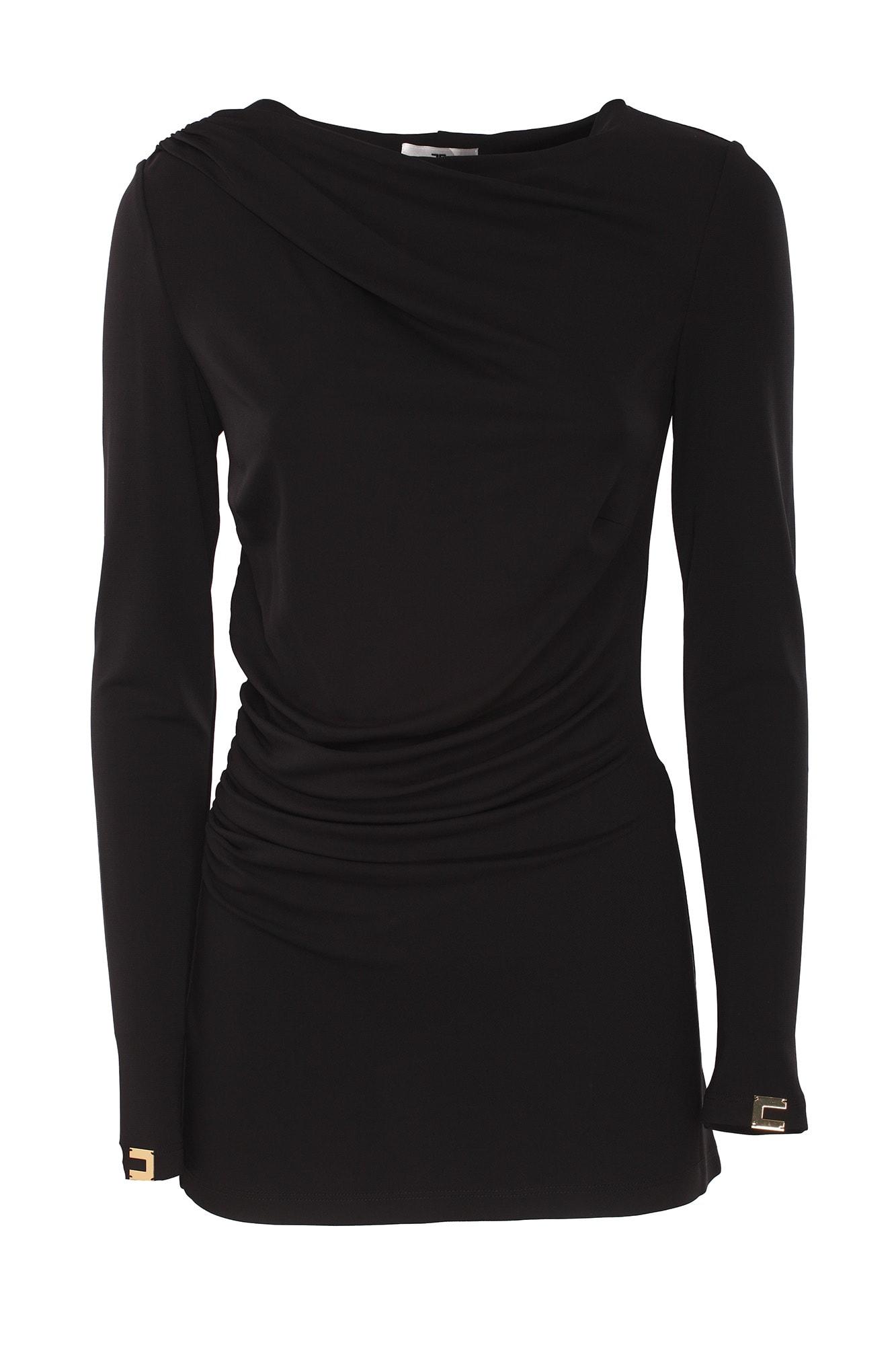 elisabetta franchi sweaters black