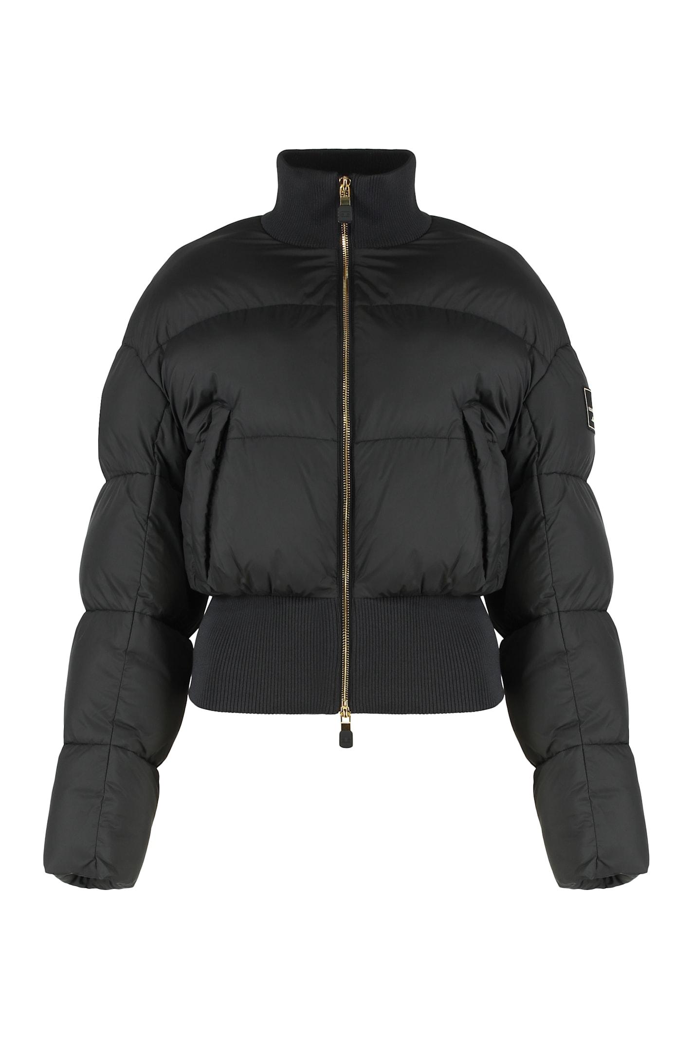 elisabetta franchi technical fabric duvet