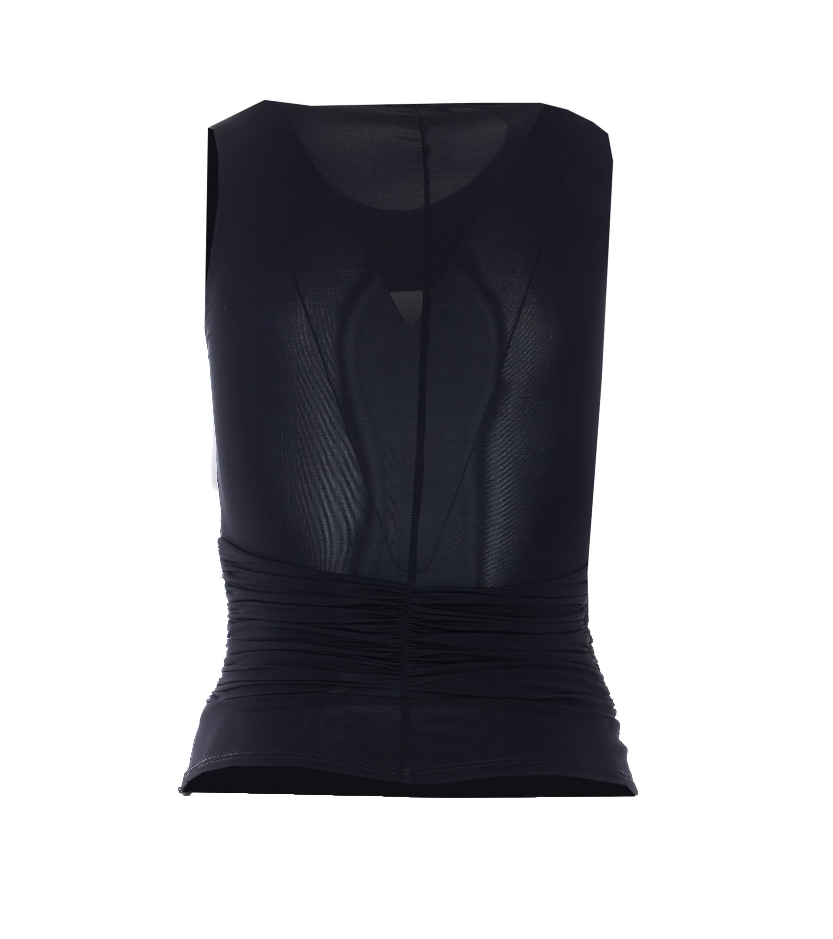 elisabetta franchi top black viscose - women