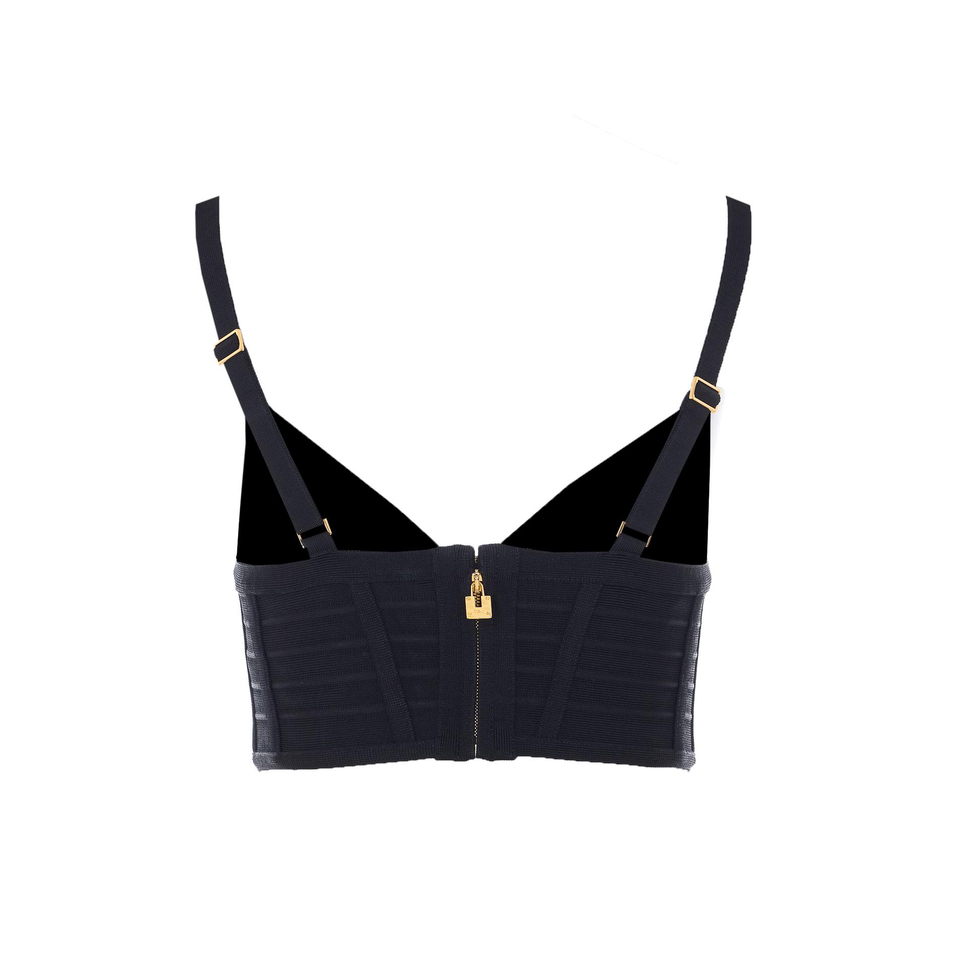 elisabetta franchi top black viscose - women