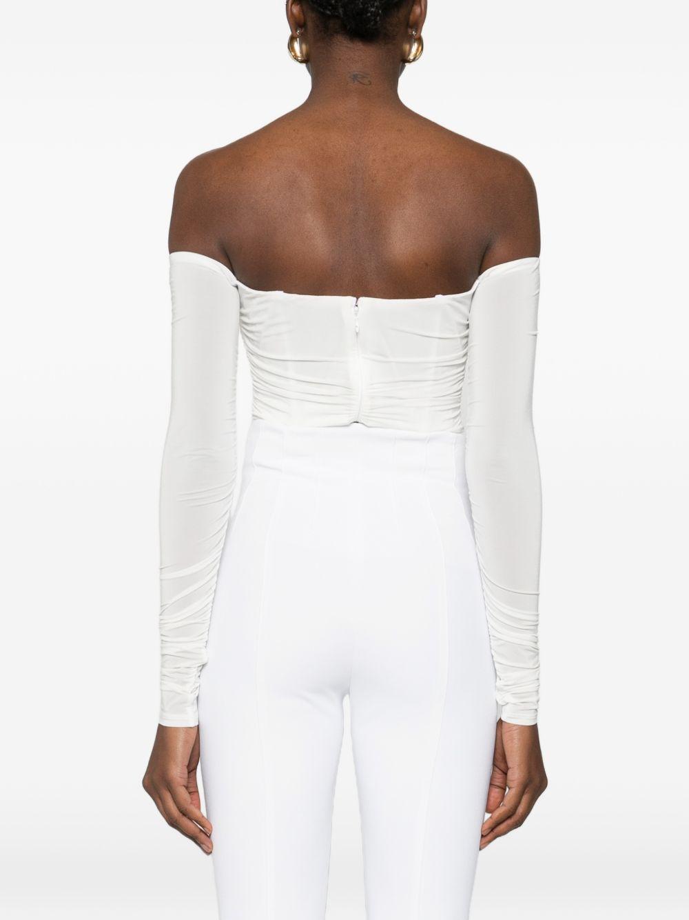 elisabetta franchi top ivory viea - women