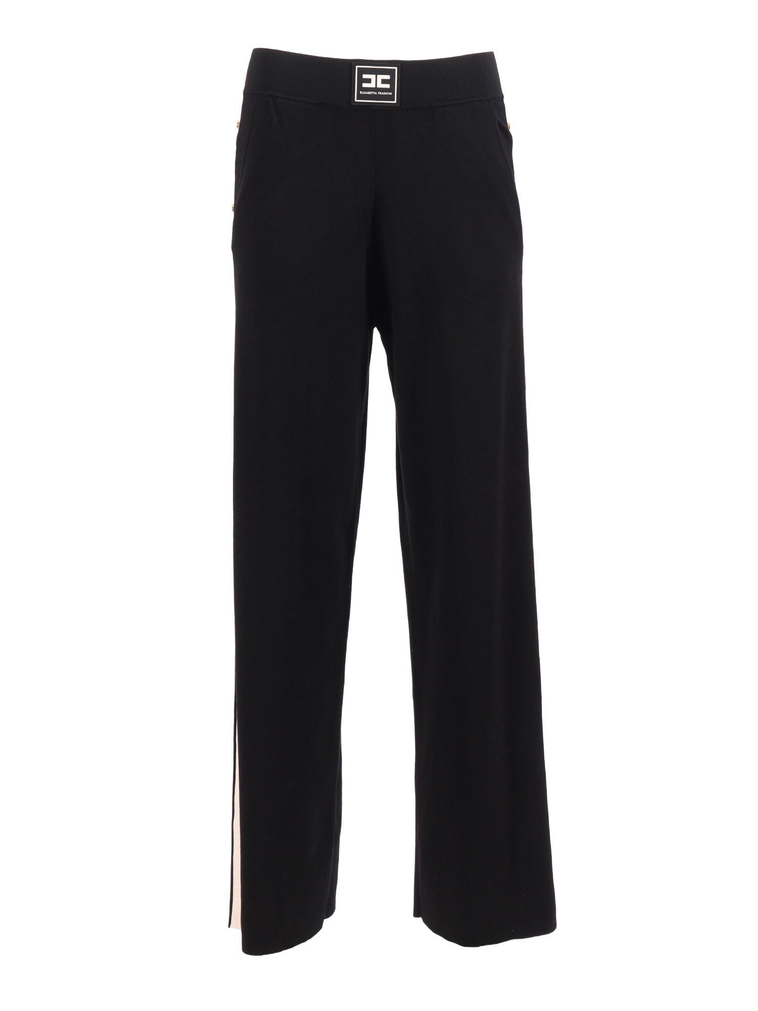 elisabetta franchi tricot trousers