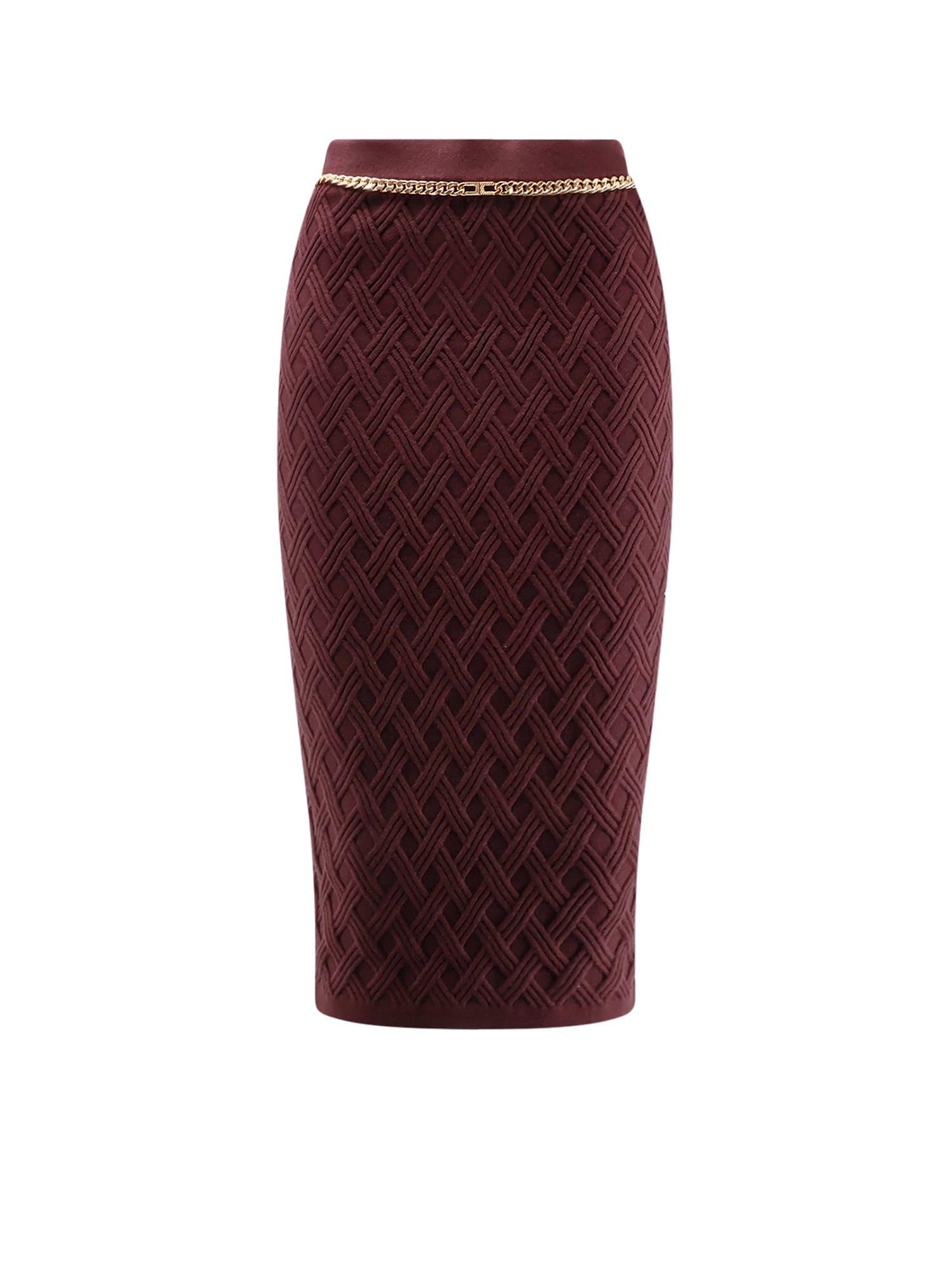 elisabetta franchi viscose blend pencil skirt