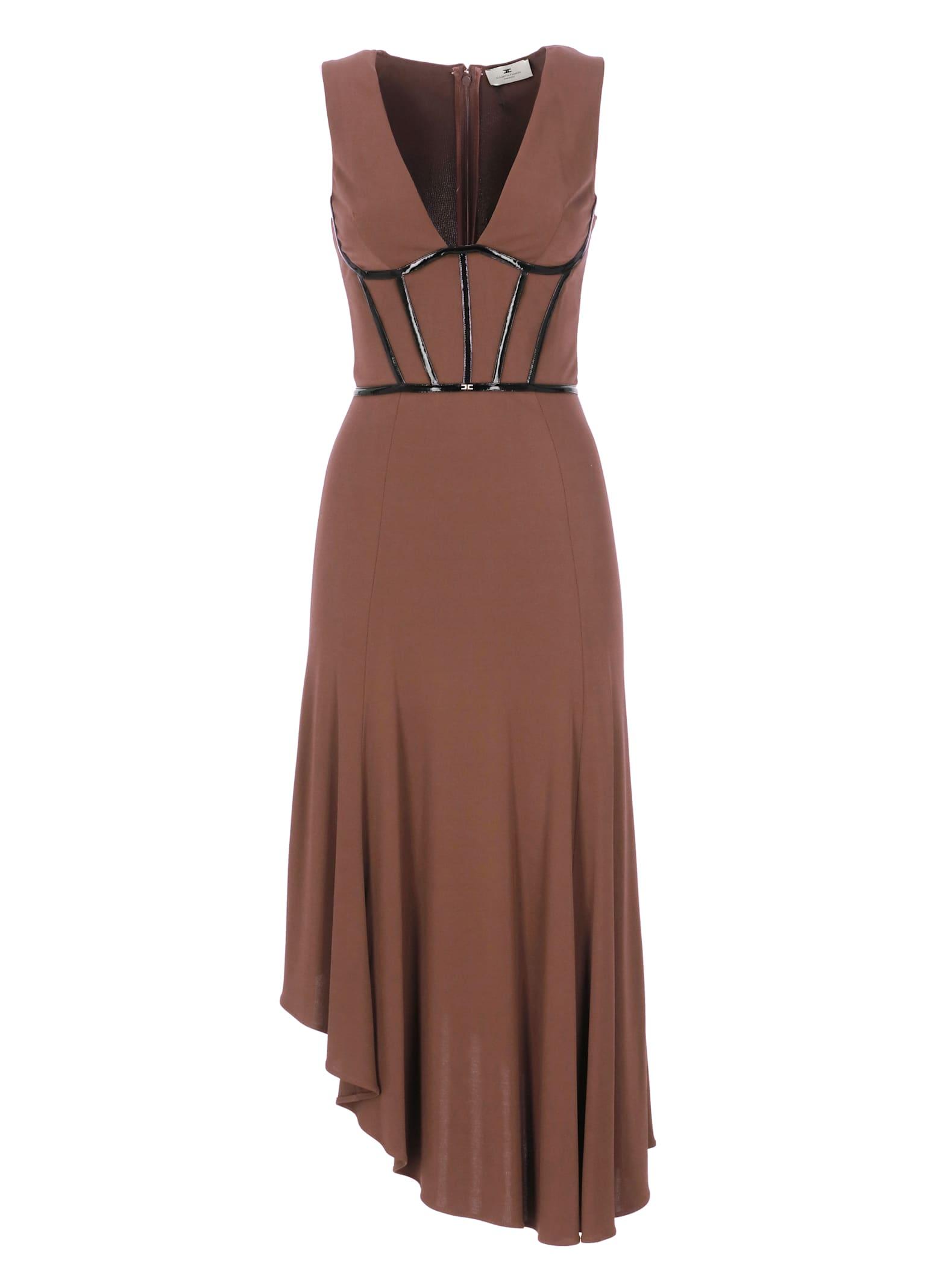 elisabetta franchi viscose dress