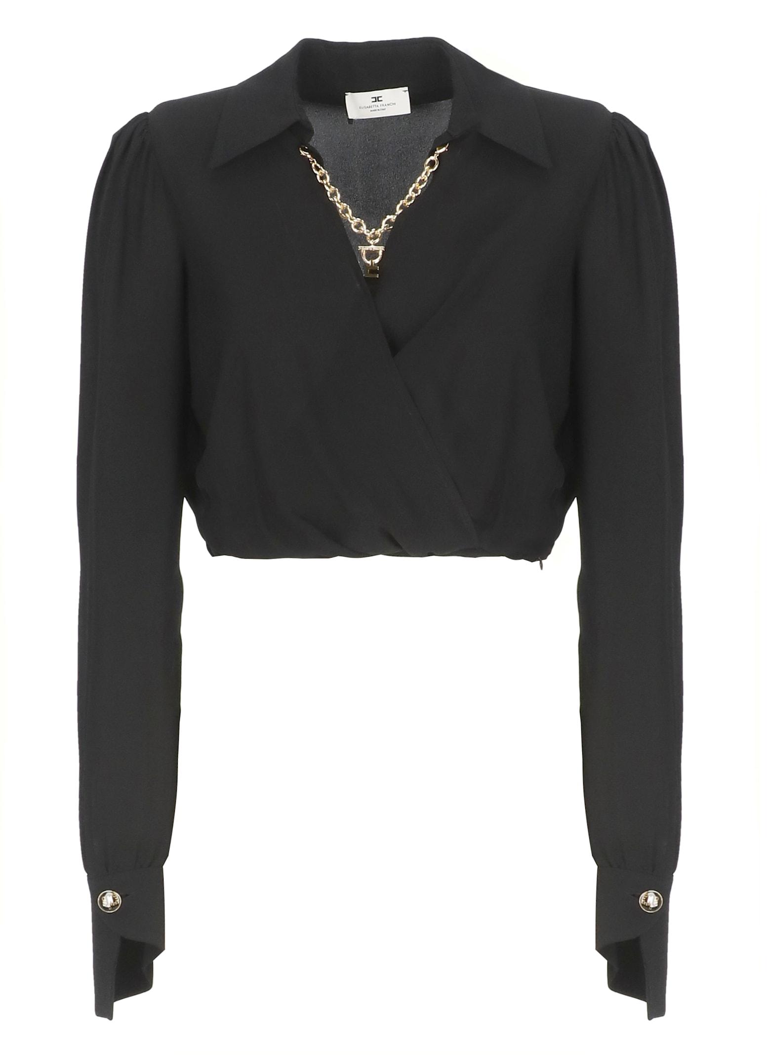 elisabetta franchi viscose shirt