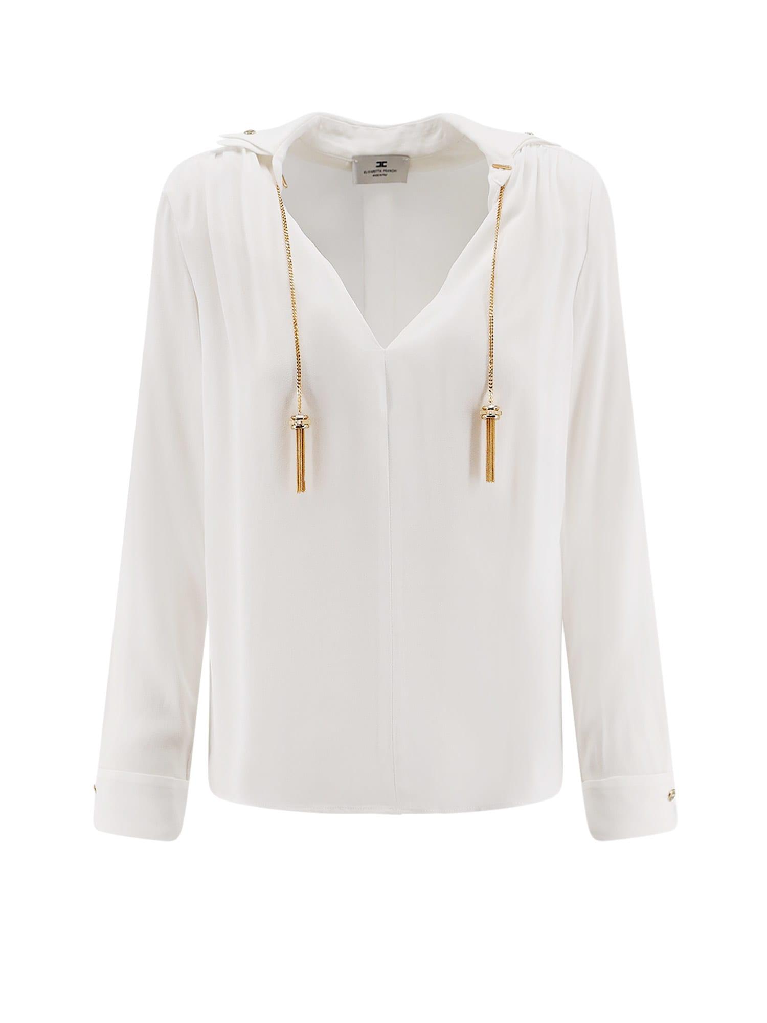 elisabetta franchi viscose shirt