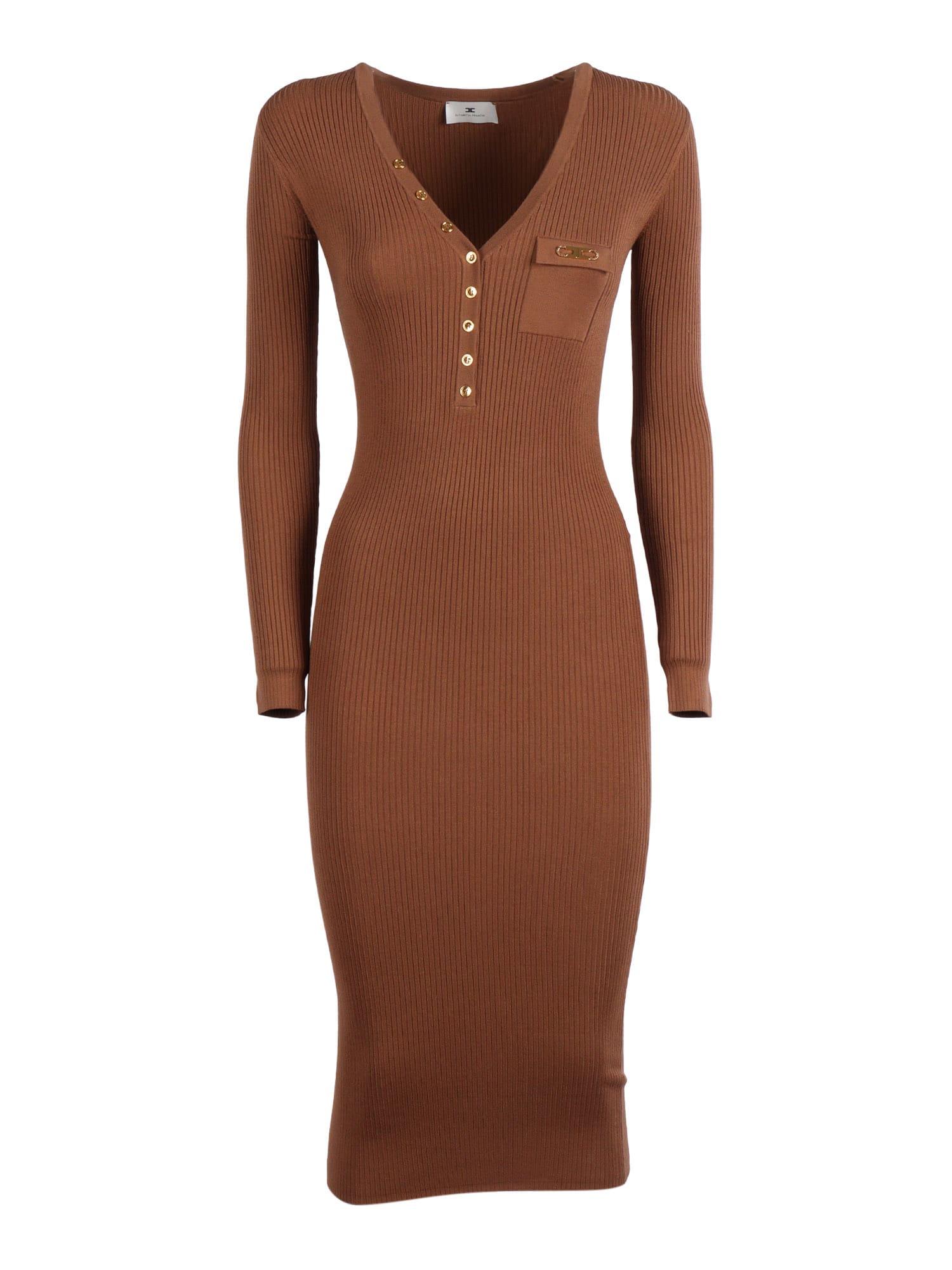 elisabetta franchi womans knitted dress