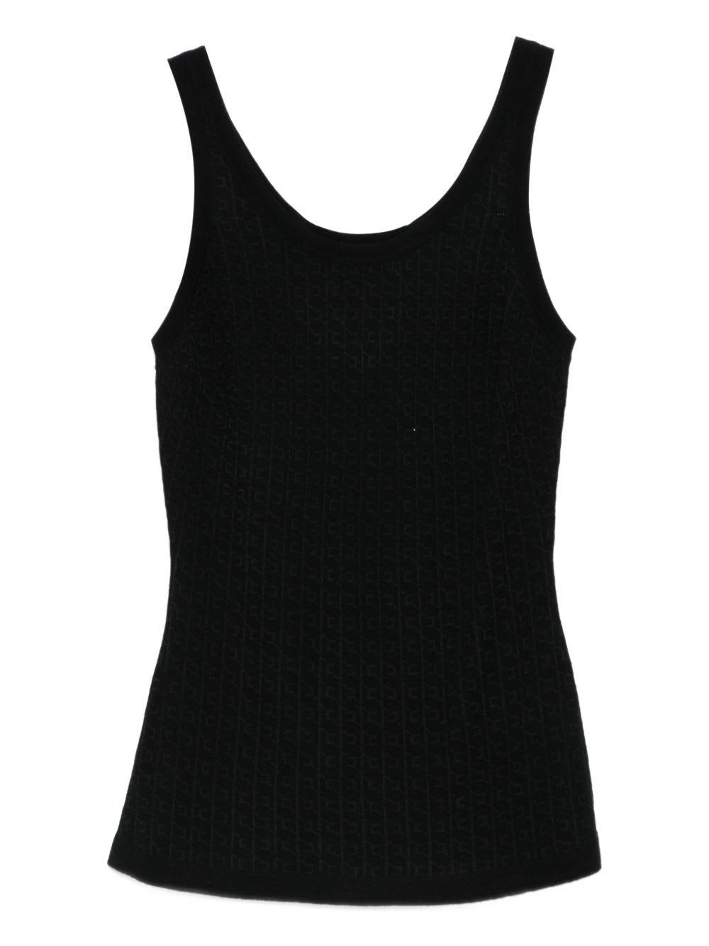 elisabetta franchi wool blend tank top
