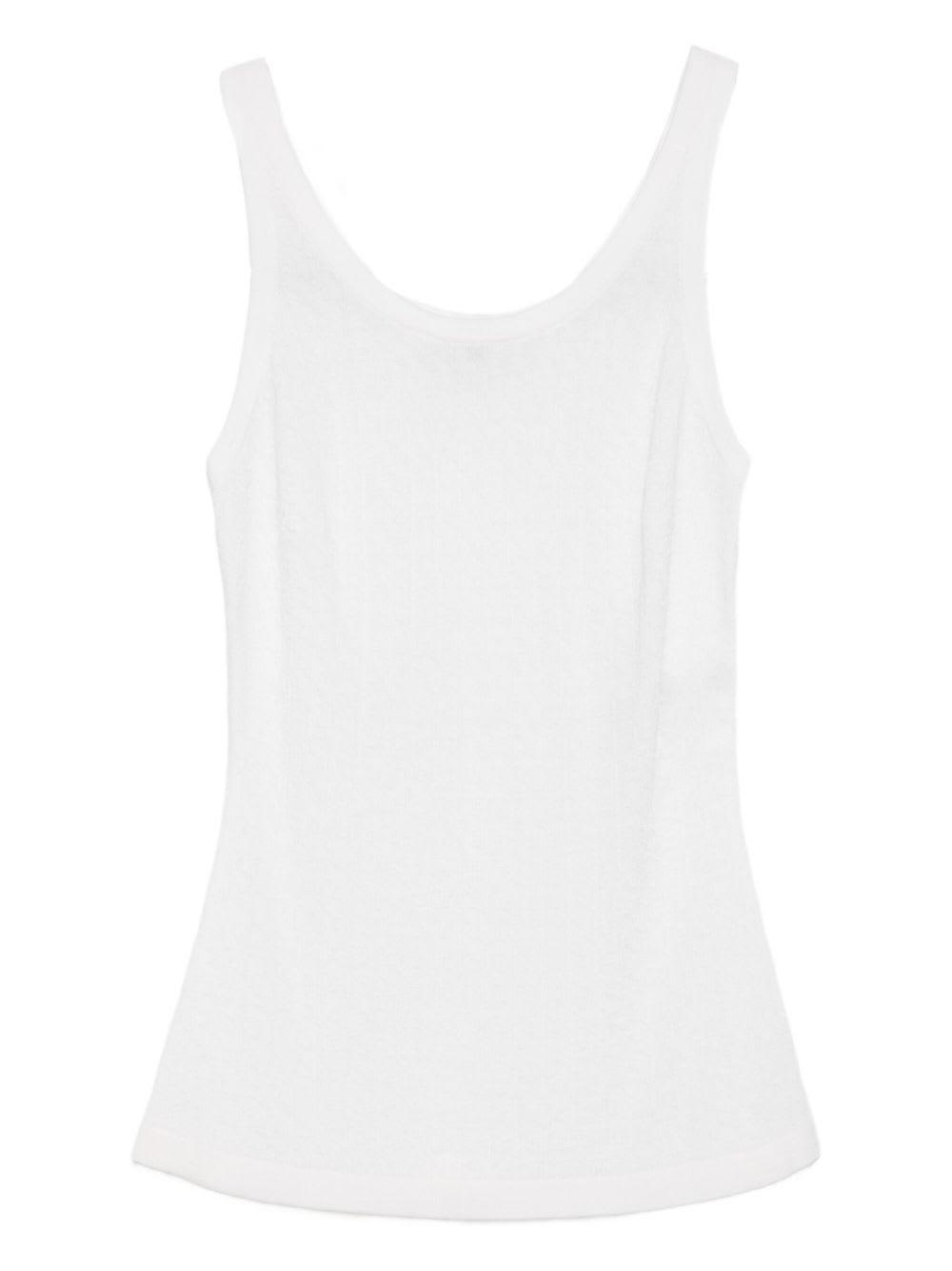 elisabetta franchi wool blend tank top