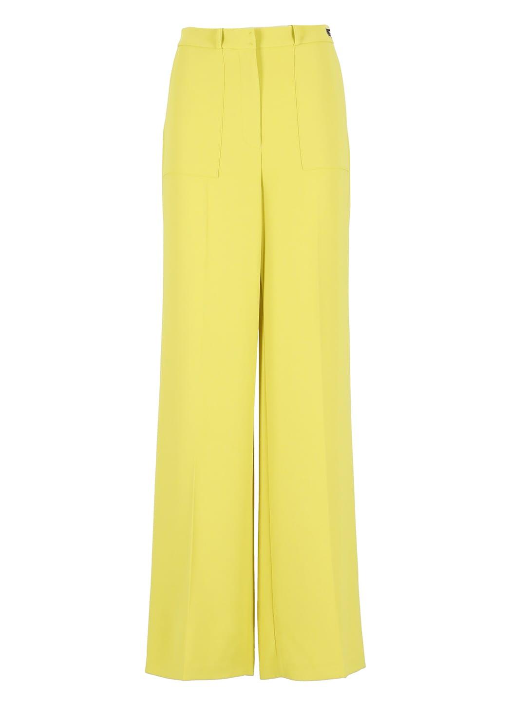 elisabetta franchi yellow trausers