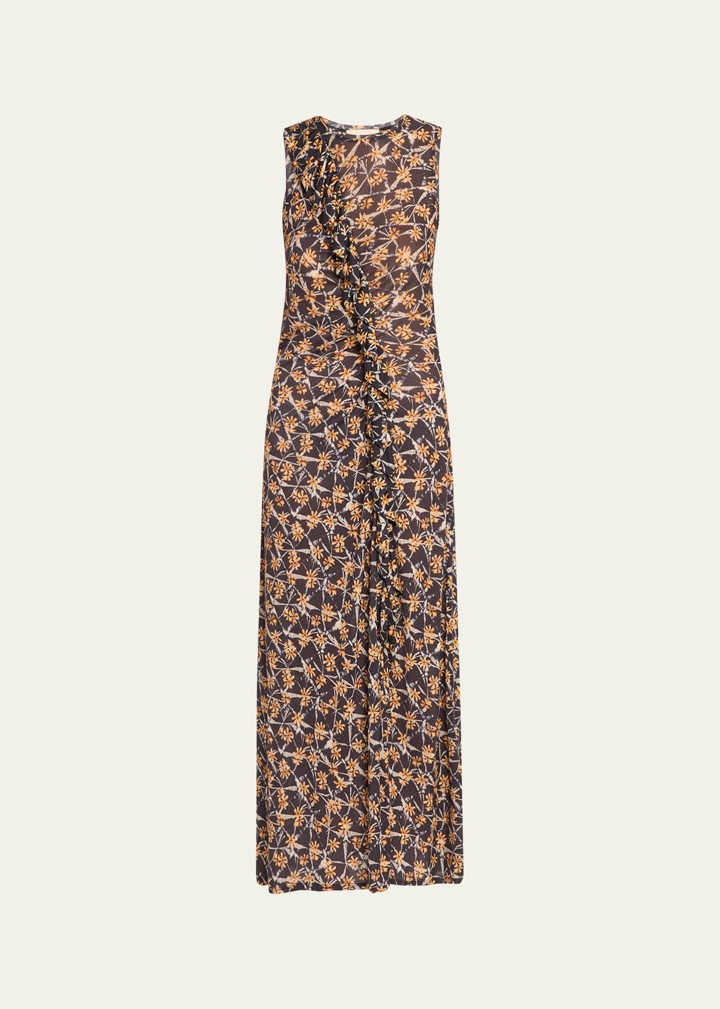 elise sleeveless midi dress
