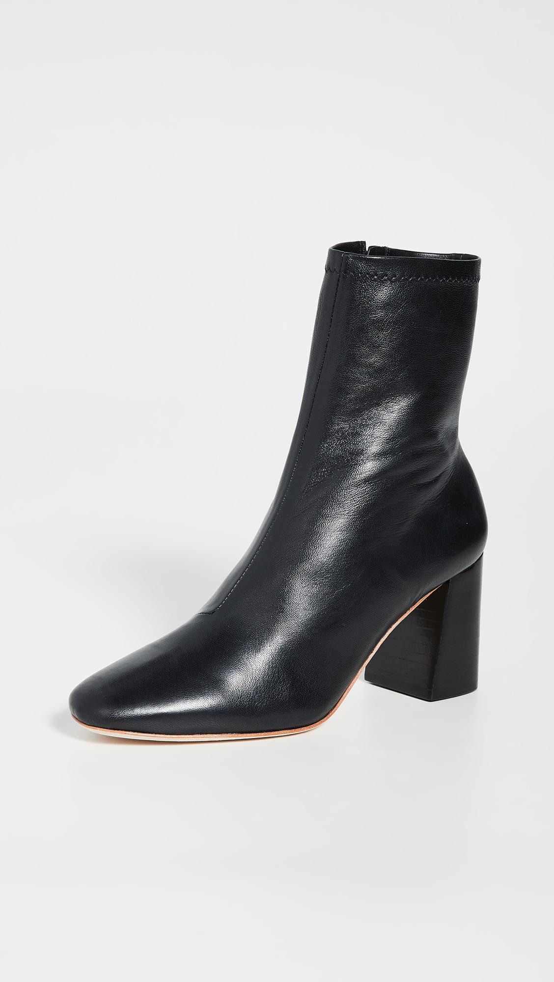 elise slim ankle booties