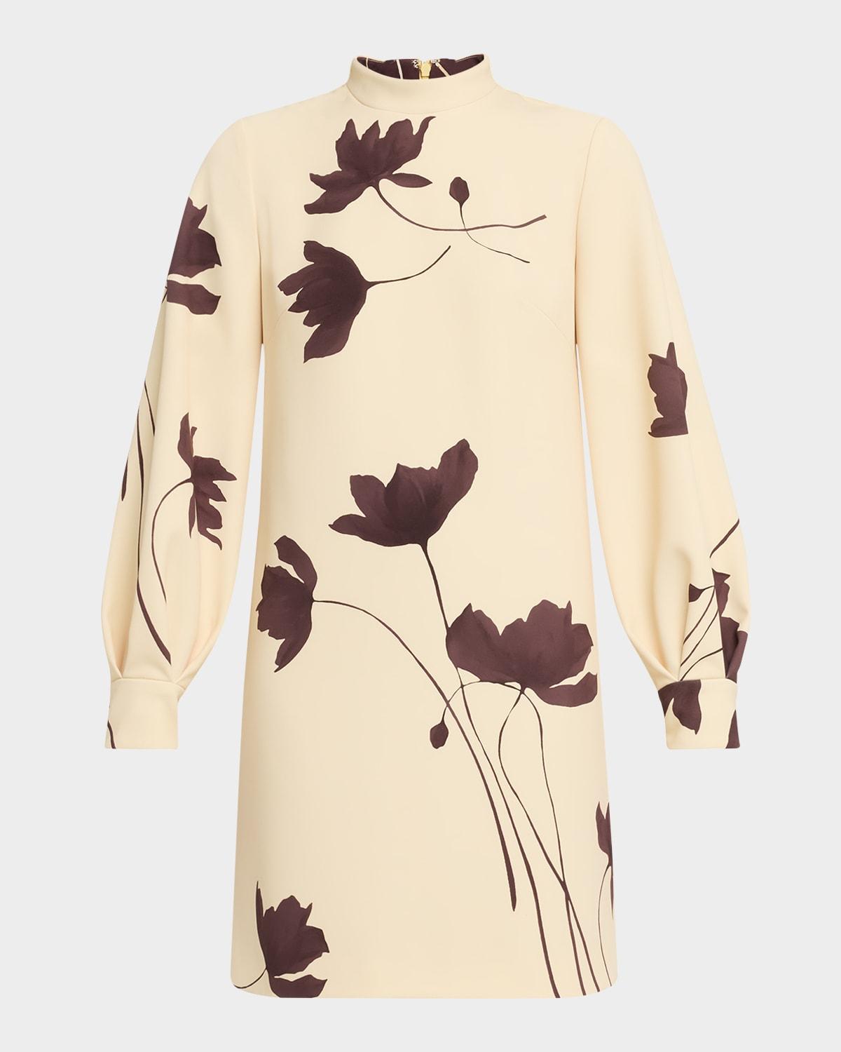 elizabeth floral long-sleeve dress
