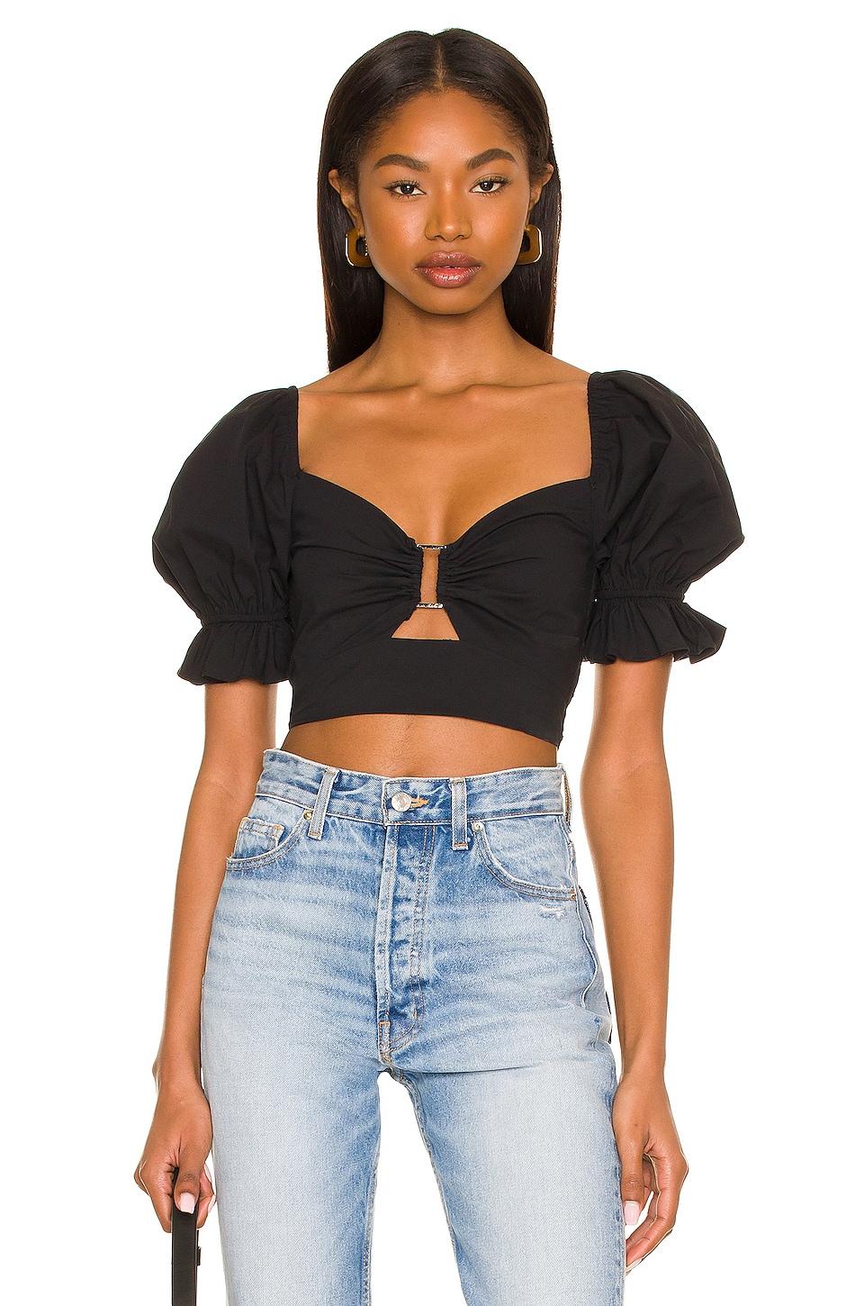 elizabeth puff sleeve top