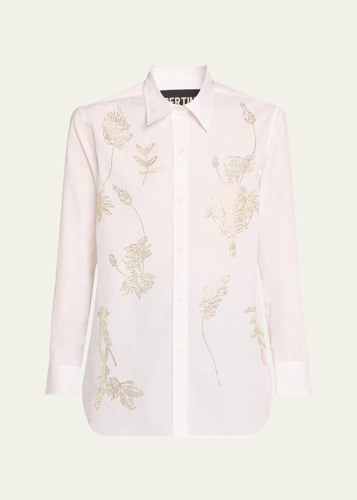 elizabeth st garden button-down shirt