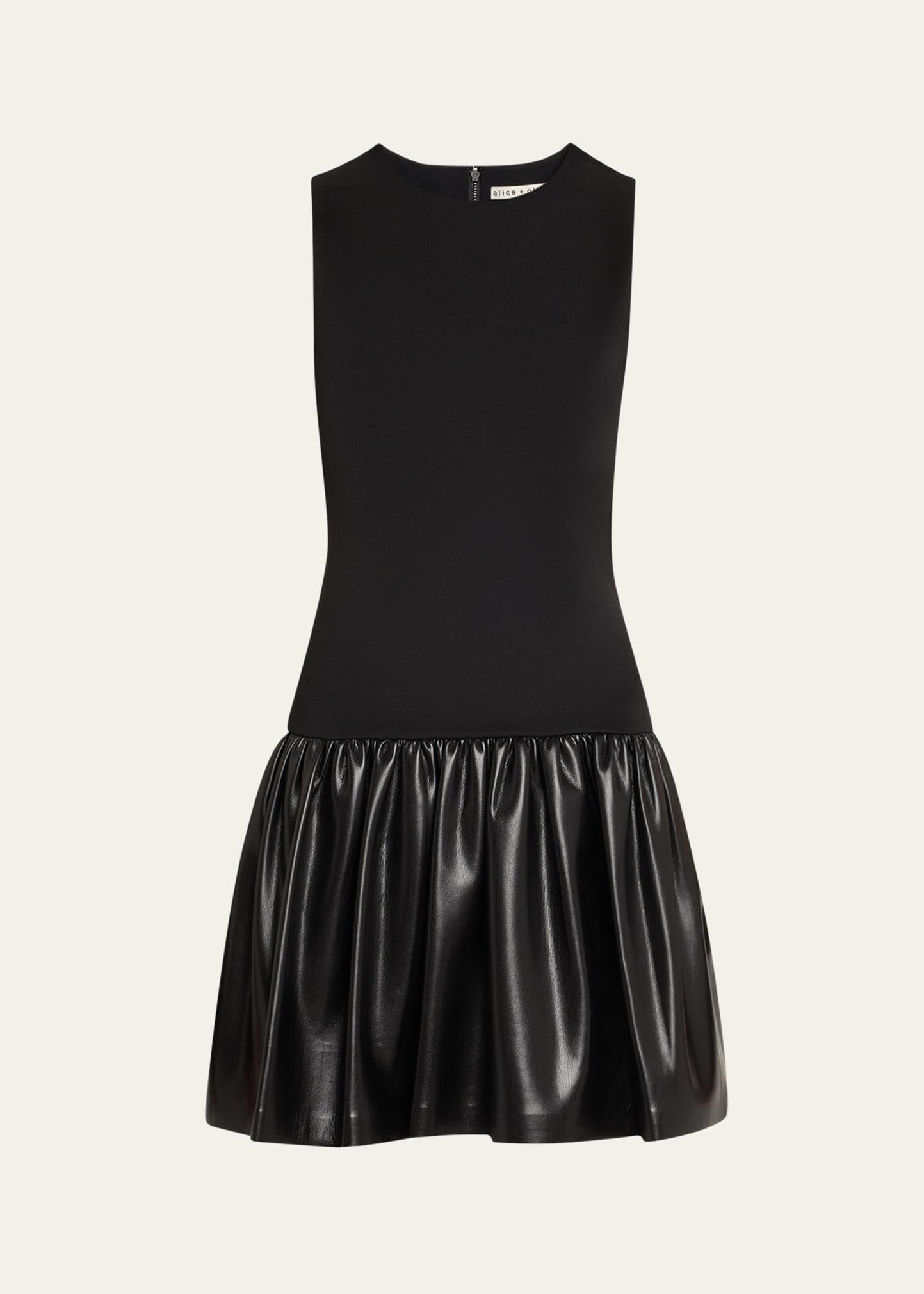 ella combo drop-waist mini dress