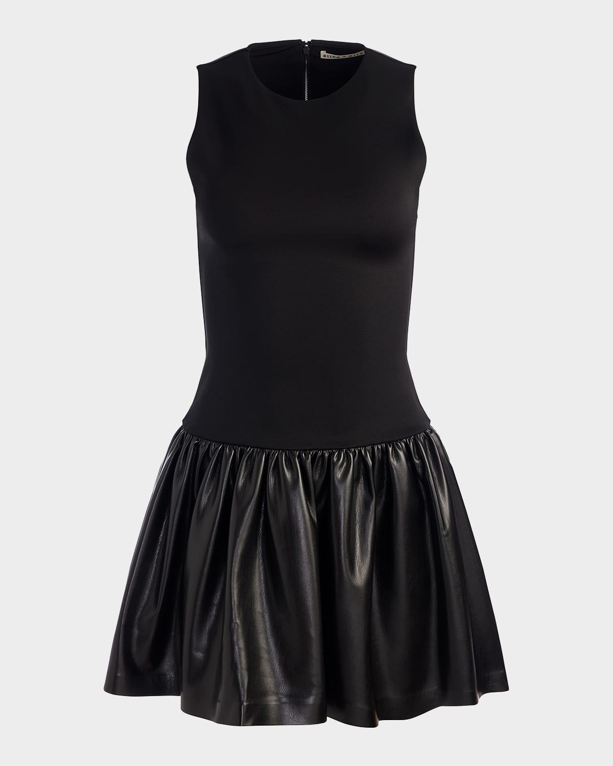 ella combo drop-waist mini dress