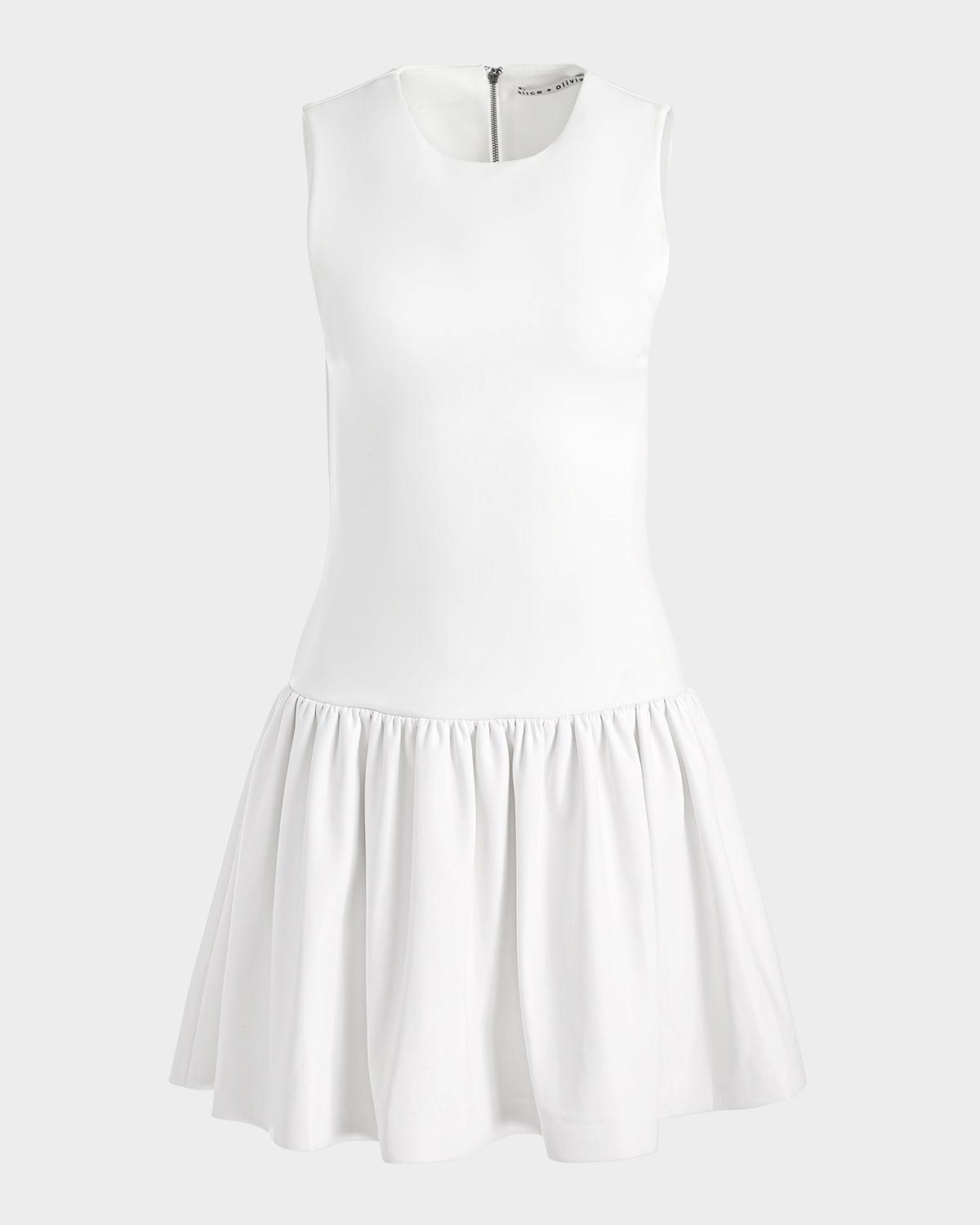 ella combo drop-waist mini dress