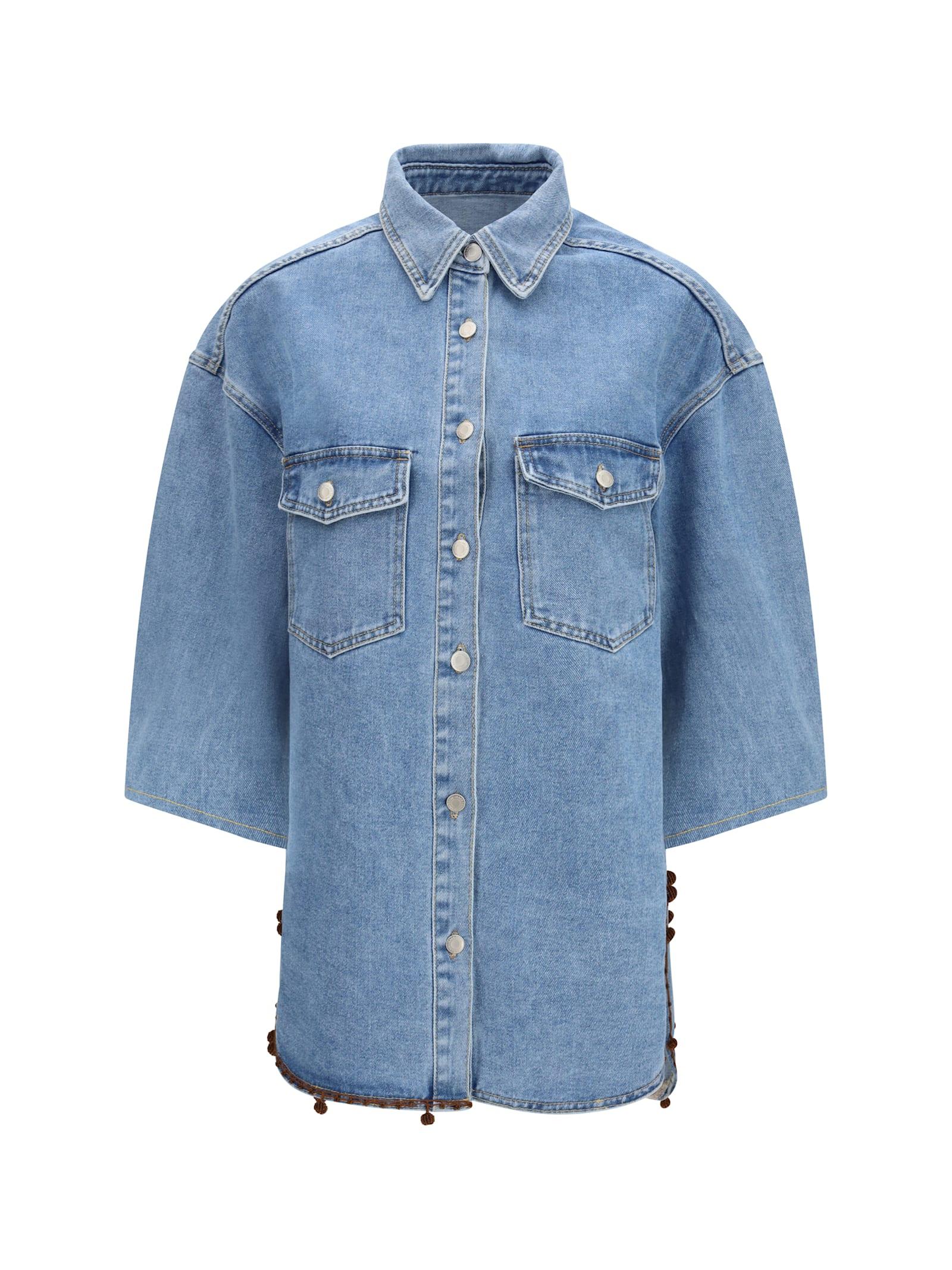 ella denim jacket with sequin details