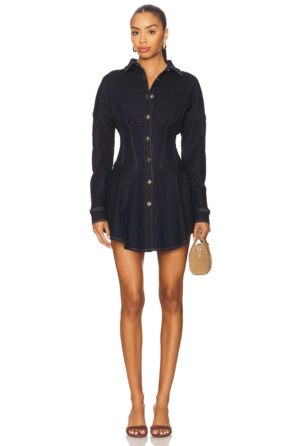 ella denim shirt dress