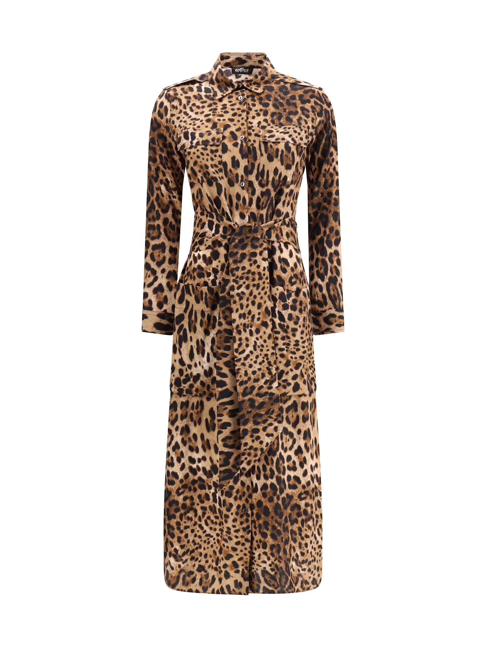 ella patterned silk dress