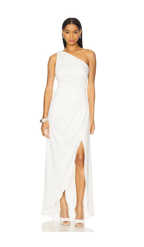 elliatt biarritz gown in ivory.