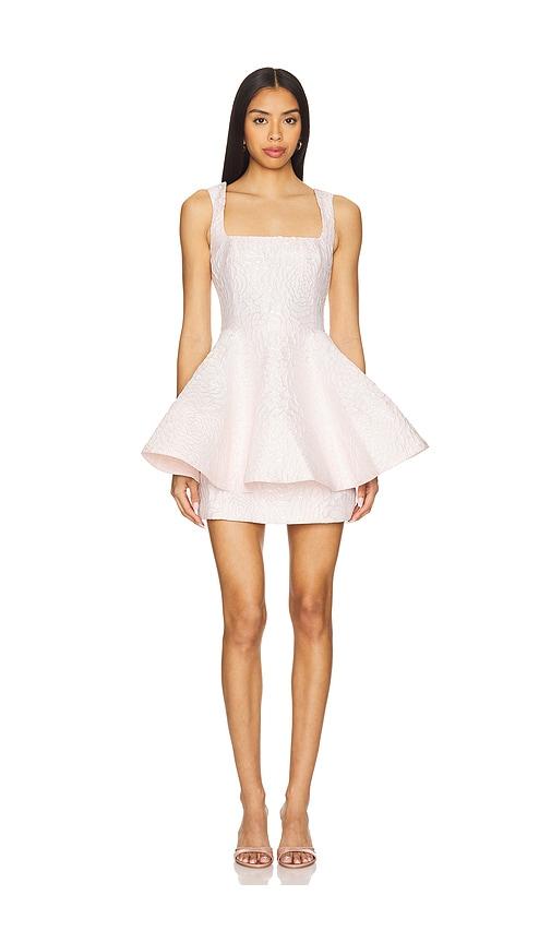 elliatt deanna mini dress in blush.