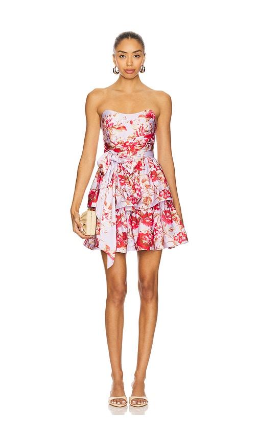 elliatt elina mini dress in lavender.