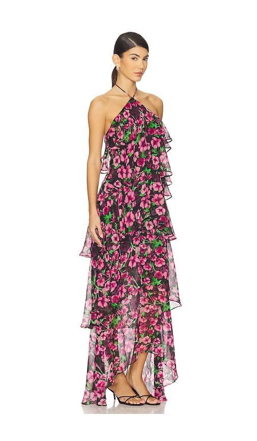 elliatt estelle gown in black.