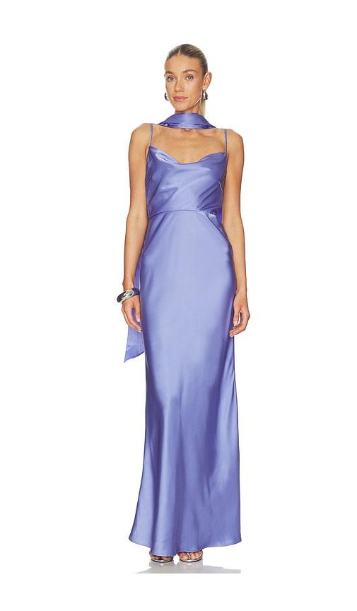 elliatt jacinta gown in lavender.