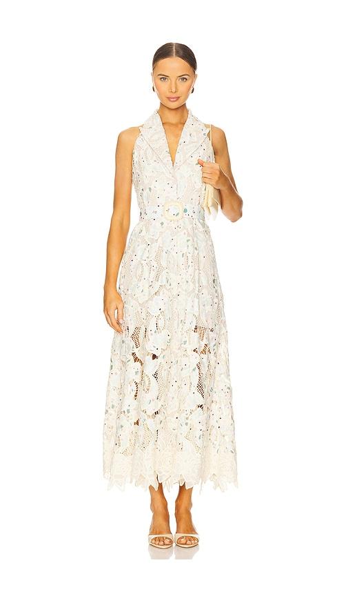 elliatt kyla maxi dress in cream.