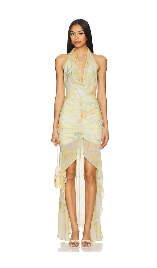 elliatt monica gown in yellow.