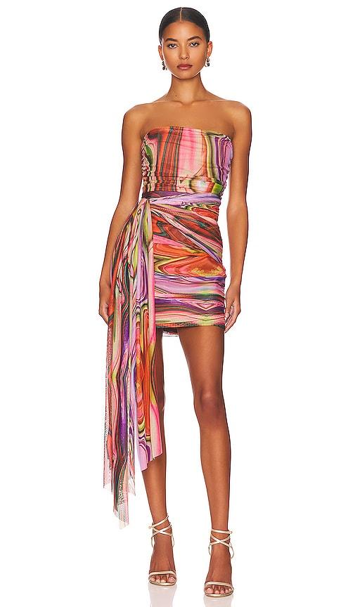 elliatt nala dress in multi.
