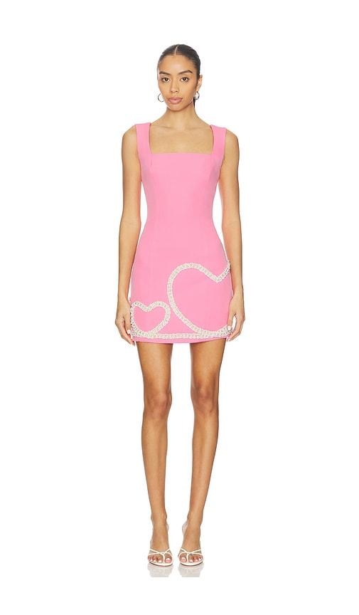 elliatt nolana mini dress in pink.