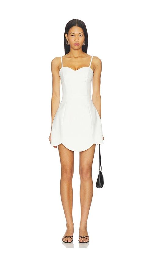 elliatt noralyn mini dress in white.