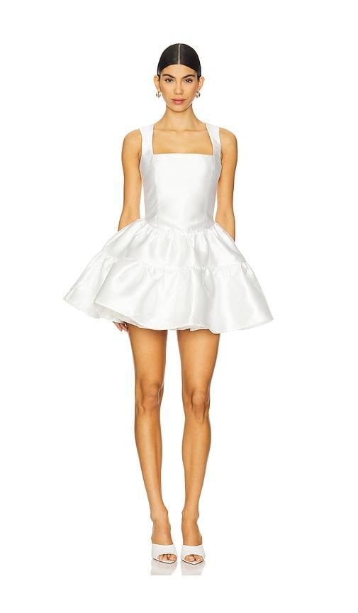 elliatt oleander dress in white.