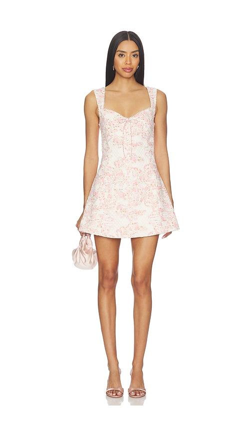 elliatt valencia mini dress in pink.