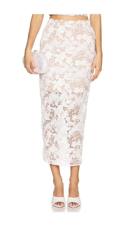 elliatt vonni skirt in white.