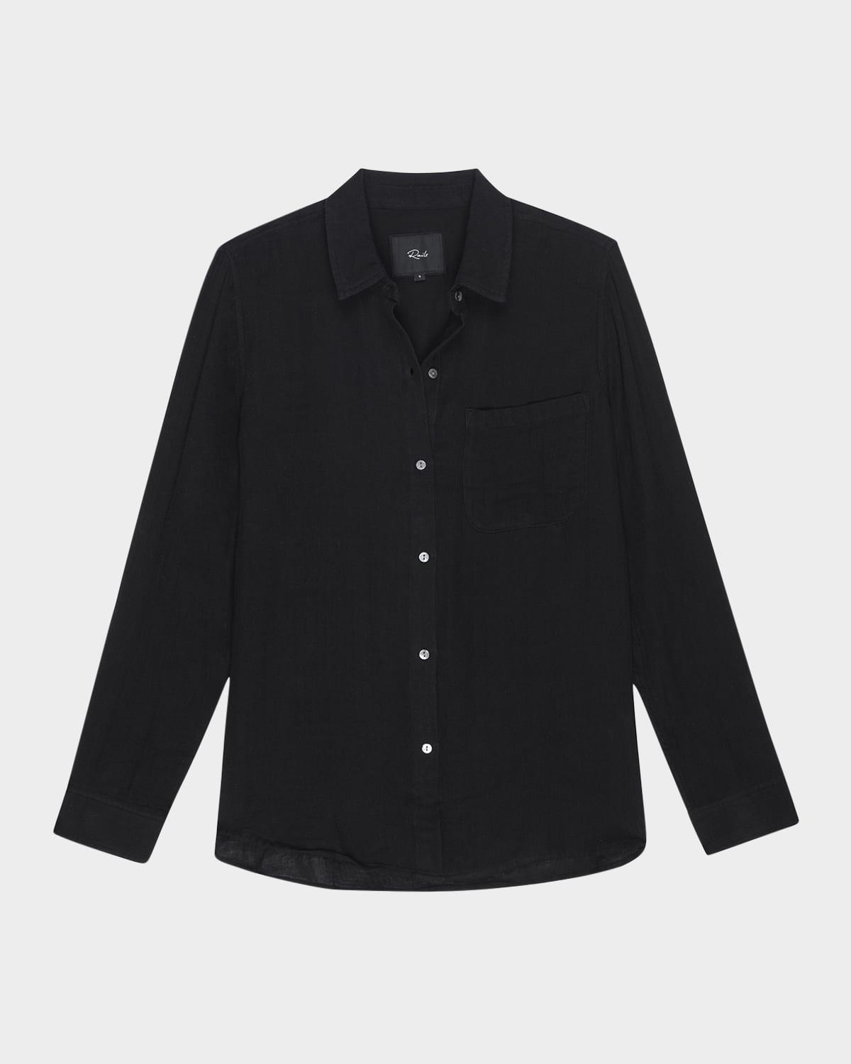 ellis gauze button-front shirt