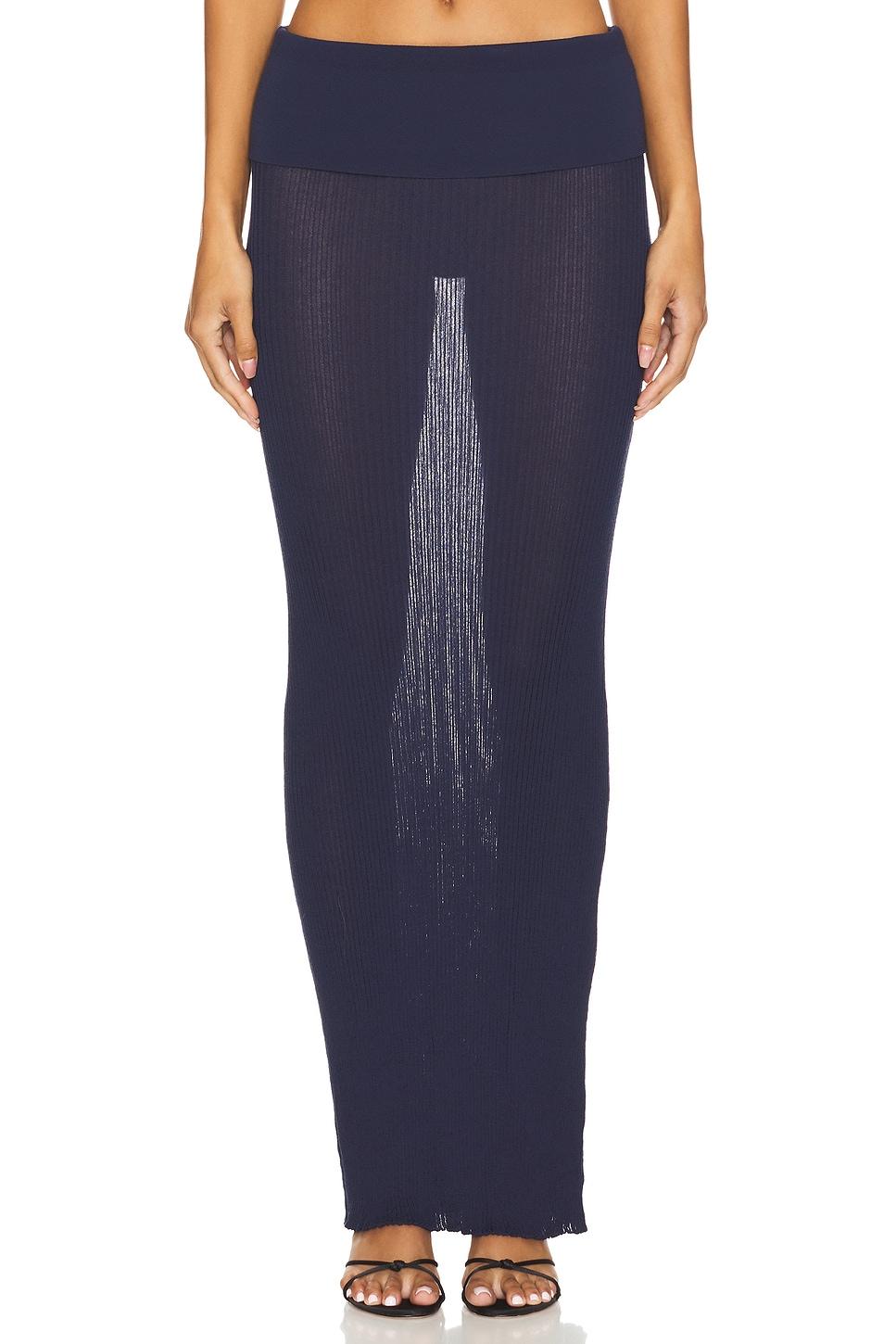 ellison sheer maxi skirt