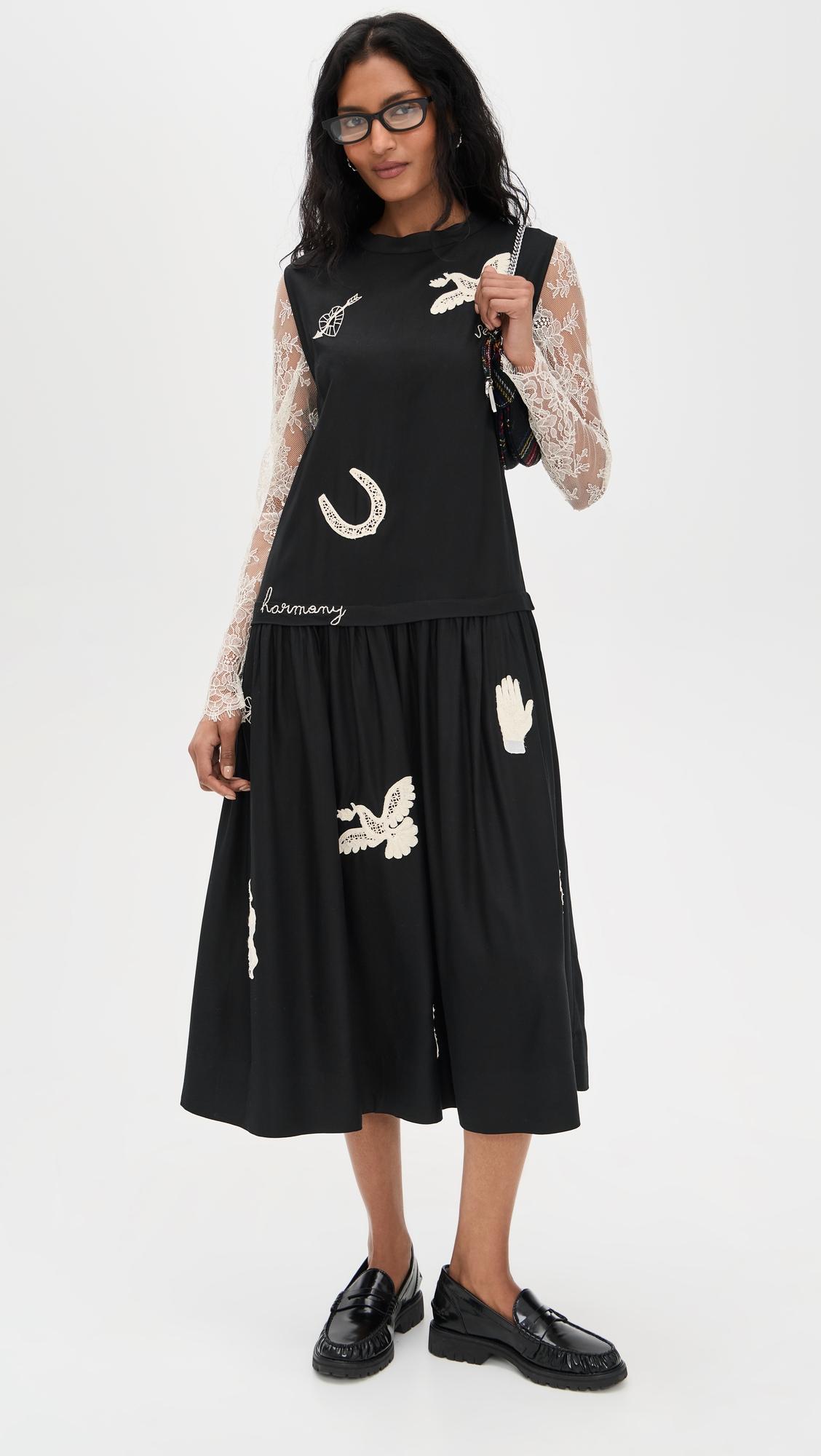 ellison solid tank midi dress