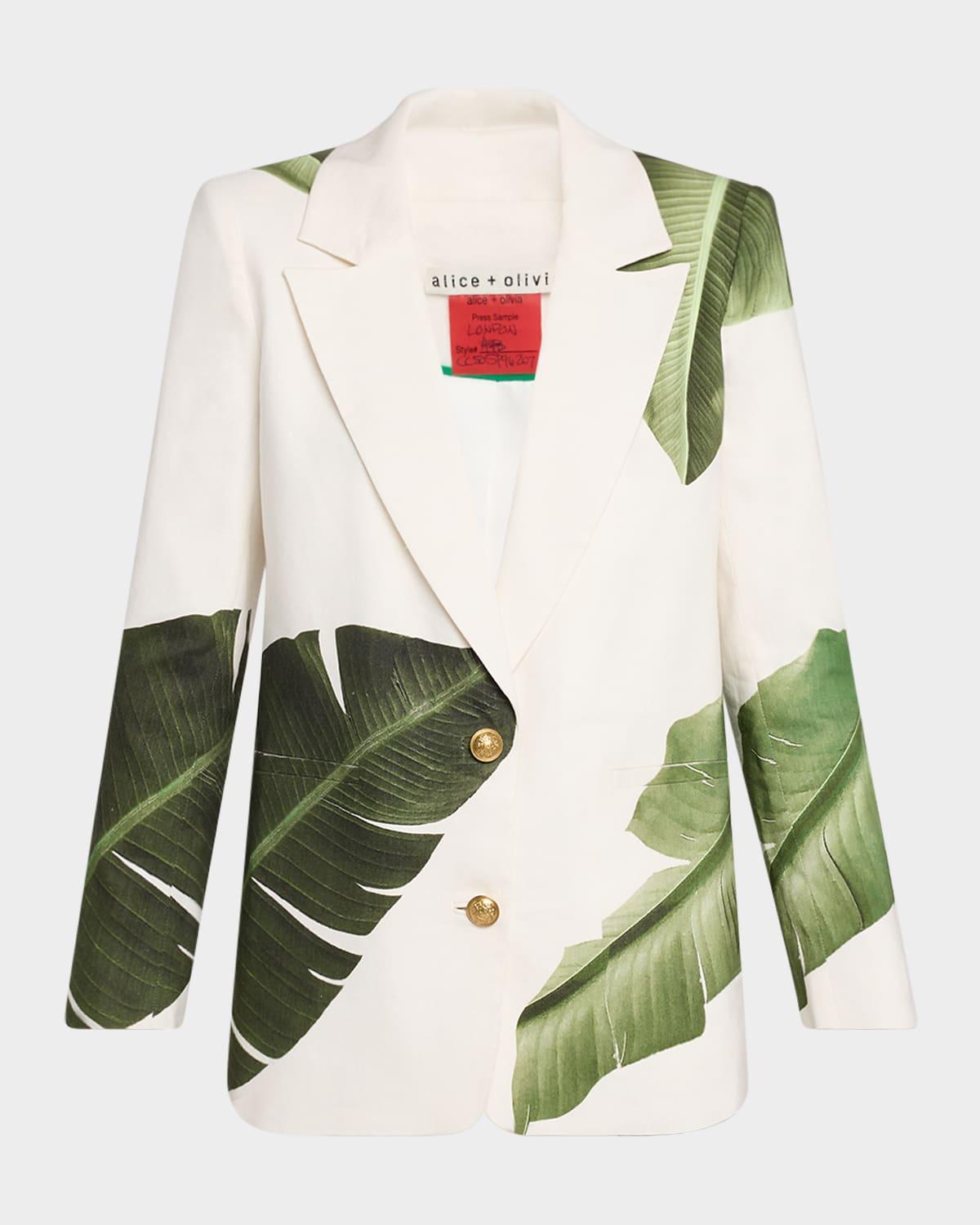 elna slim long blazer