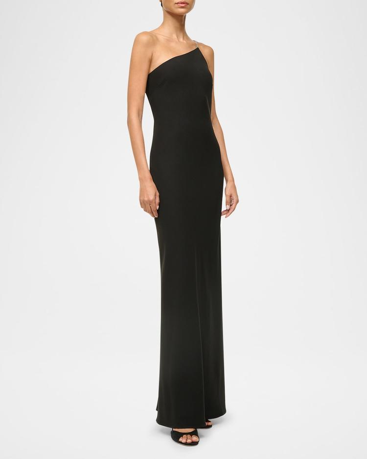 elodie asymmetric maxi dress