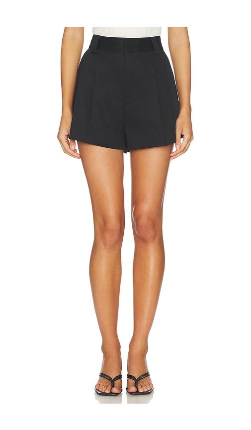 elodie the label valeska shorts in black.