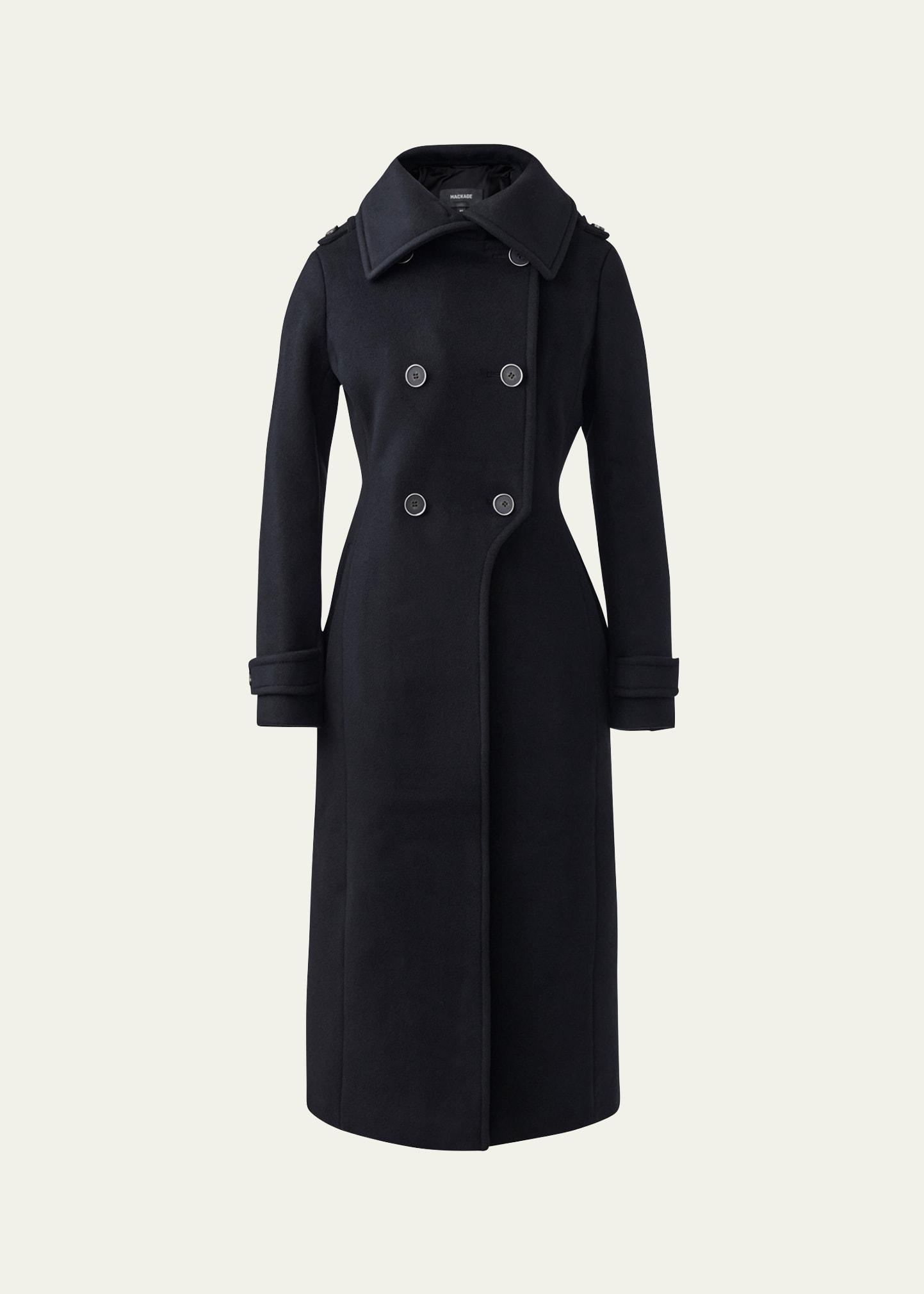 elodie wool tailored coat