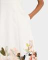 eloise floral print cotton twill dress