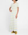 eloise stripe short-sleeve maxi dress