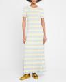 eloise stripe short-sleeve maxi dress