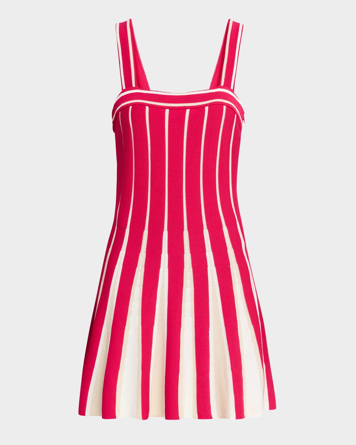 eloise striped knit mini dress